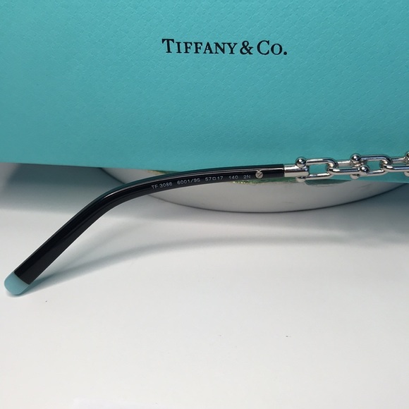 New🔥🔥 - TIFFANY TF3086 Azure Gradient Blue Silver Sunglasses - Picture 9 of 13